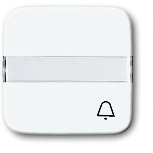 Busch-Jaeger Abdeckung Symbolwippe Klingel Reinweiß (RAL 9010), Weiß 2CKA001731A0538 1 St.