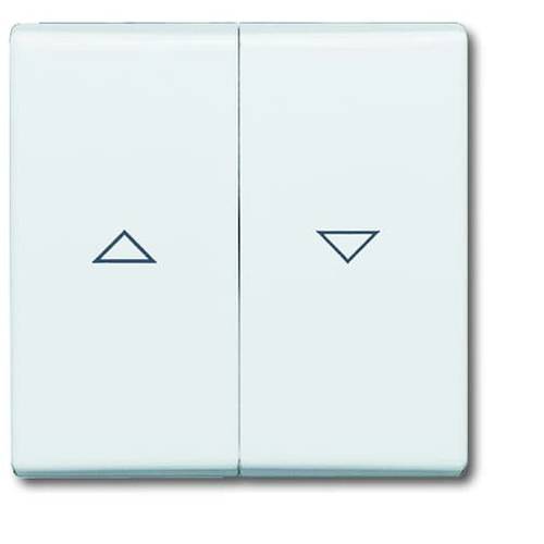 Busch-Jaeger Abdeckung Jalousie-Schalter Allwetter 44 (IP44) Creme-Weiß, Perlweiß 2CKA001731A1841 1 St.