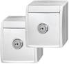 ABB 2CKA002083A0836 Schutzkontakt-Steckdose abschließbar IP44 Weiß, Reinweiß (RAL 9010)