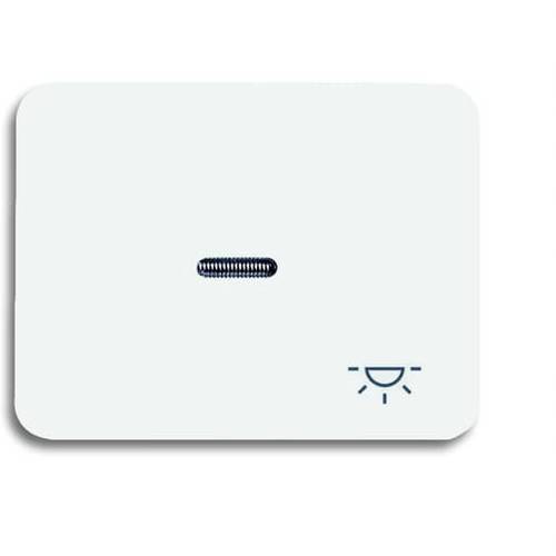 Busch-Jaeger Abdeckung Symbolwippe Licht Alpha exclusiv, Alpha Nea Weiß, Verkehrsweiß 2CKA001751A2201 1 St.