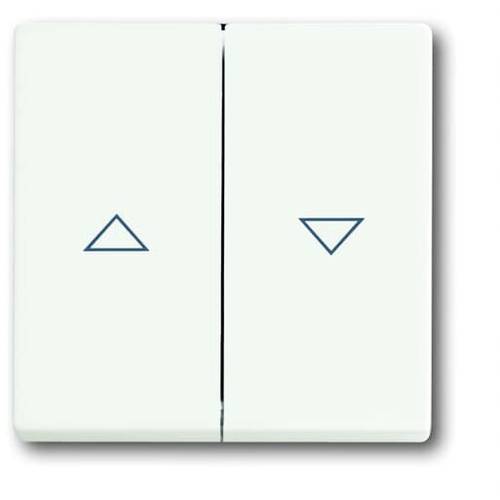 Busch-Jaeger Abdeckung Jalousie-Schalter Weiß, Verkehrsweiß 2CKA001751A3022 1 St.