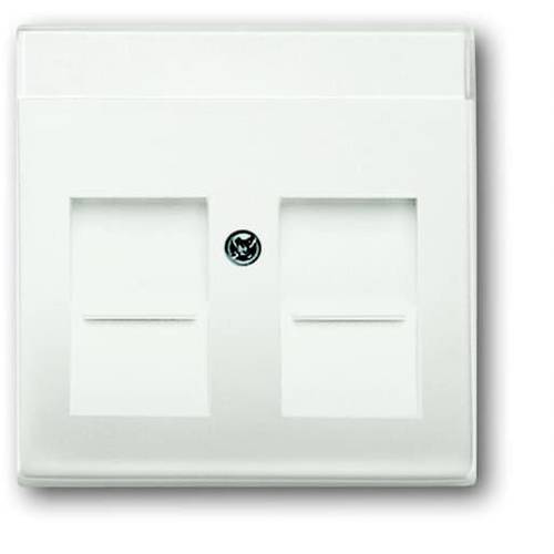 Busch-Jaeger Abdeckung Modular-Jack-Einsatz Verkehrsweiß, Weiß 2CKA001710A3887 1 St.