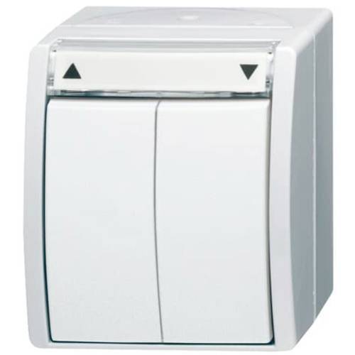 Thumbnail - Busch-Jaeger 2CKA001442A0474 Feuchtraum-Schalterprogramm Komplett Jalousie-Taster Ocean Aufputz Mehrfarbig 1 St.