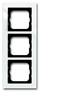 Abdeckrahmen 3-fach 1723-284/11 Busch-axcent flat
