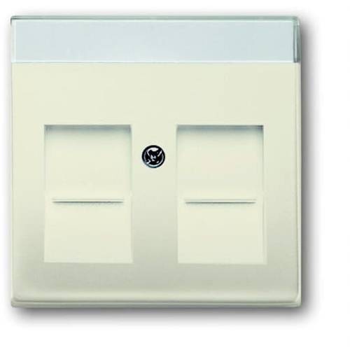 Busch-Jaeger Abdeckung Modular-Jack-Einsatz Perlweiß, Creme-Weiß 2CKA001710A3158 1 St.