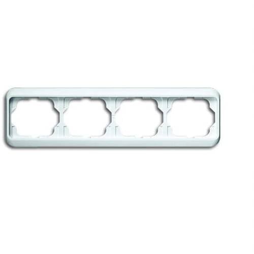 Busch-Jaeger 4fach Rahmen Rahmen Weiß, Verkehrsweiß 2CKA001754A2908 1 St.