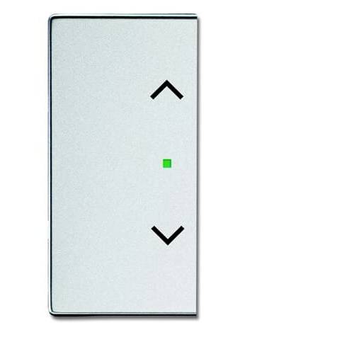 Busch-Jaeger 2fach Abdeckung free@home Aluminium, Weißaluminium (RAL 9006) 2CKA006220A0054 1 St.