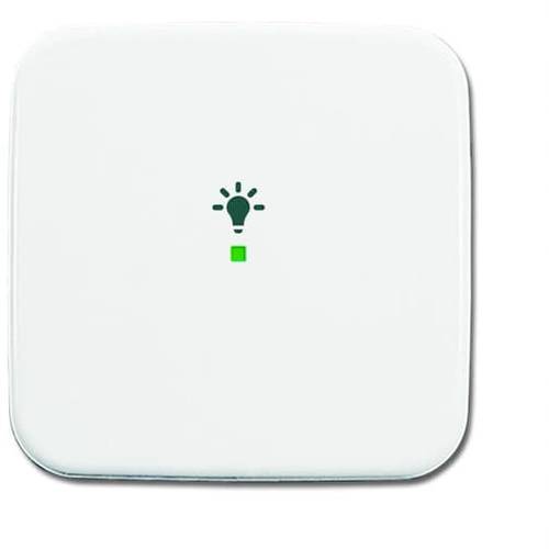 Busch-Jaeger 1fach Abdeckung Symbolwippe Licht free@home Reinweiß (RAL 9010), Weiß 2CKA006220A0080 1 St.