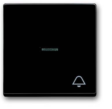 Busch-Jaeger  Abdeckung Symbolwippe "Klingel"  Busch-axcent, Carat, Future Linear, Dynasty Anthrazit, Schwarz-Grau 2CKA001751A2932  1 St.