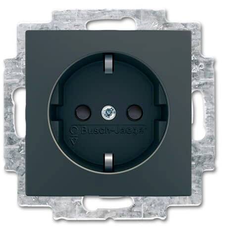 ABB 2CKA002013A5381 Apparaatinzetstuk IP20 Diepzwart (RAL 9005), Zwart