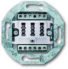 ABB 0242/04 Telefondose Schraubbefestigung Weiß, Reinweiß (RAL 9010)