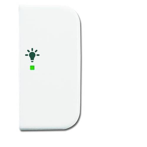 Busch-Jaeger 2fach Abdeckung Symbolwippe Licht free@home Reinweiß (RAL 9010), Weiß 2CKA006220A0098 1 St.