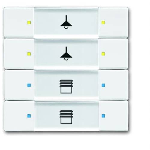 Busch-Jaeger 6127/02-84 2CKA006117A0212 Eingangsmodul Weiß, Verkehrsweiß 1 St.