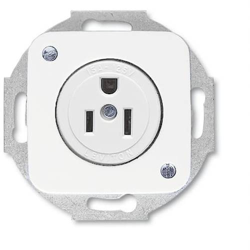 Busch-Jaeger Abdeckung Steckdose, Abdeckung Perlweiß, Creme-Weiß 2CKA002125A0052 1 St.