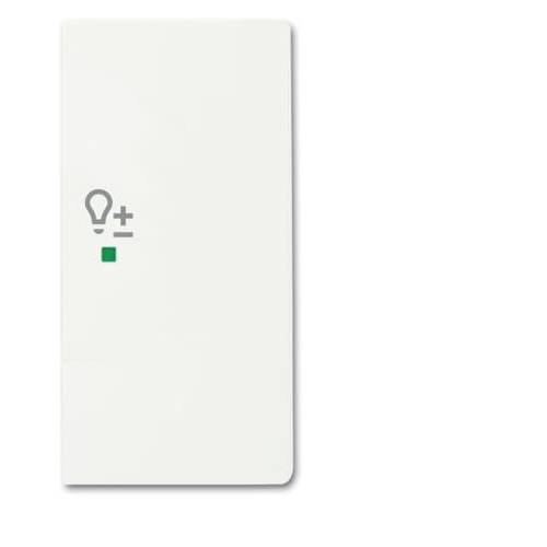 Busch-Jaeger 2fach Abdeckung free@home Weiß, Verkehrsweiß 2CKA006220A0491 1 St.