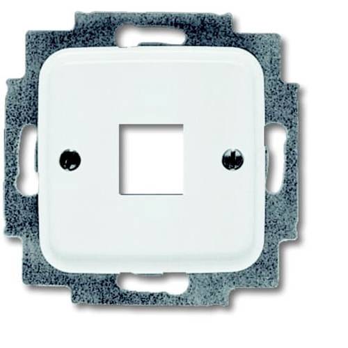 Busch-Jaeger Abdeckung Modular-Jack-Einsatz Reinweiß (RAL 9010), Weiß 2CKA001753A3833 1 St.