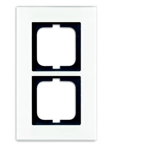 Busch-Jaeger 2fach Rahmen Rahmen Carat Weiß 2CKA001754A4443 1 St.