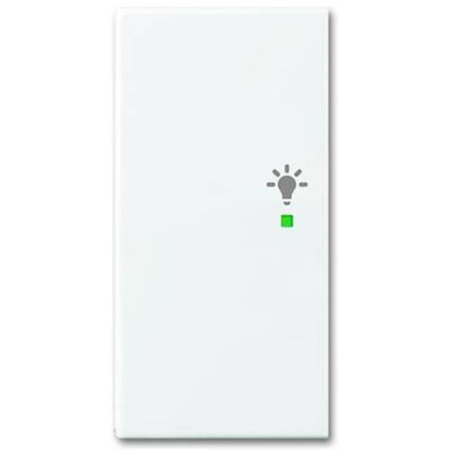 Busch-Jaeger 2fach Abdeckung Symbolwippe Licht Busch-balance SI Weiß, Reinweiß (RAL 9010) 2CKA006220A0361 1 St.