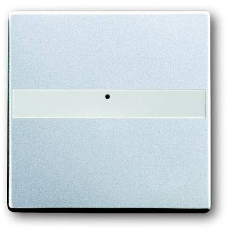 Busch-Jaeger Abdeckung Ausschalter, Wechselschalter, Kreuzschalter, Taster Weißaluminium (RAL 9006), Aluminium 2CKA00173...