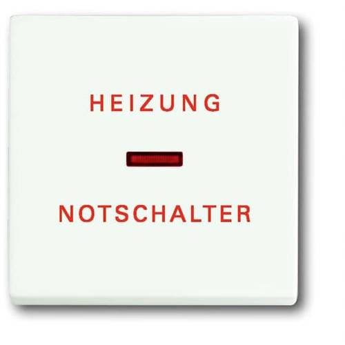 Busch-Jaeger Abdeckung Heizungs-Notschalter Future Linear Weiß, Verkehrsweiß 2CKA001751A3029 1 St.