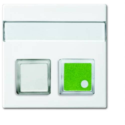 Busch-Jaeger Abdeckung Beschriftungsfeld, Taster Busch-balance SI Reinweiß (RAL 9010), Weiß 2CKA001582A0398 1 St.