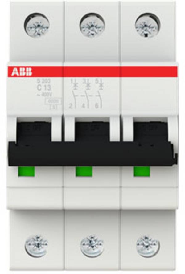 ABB 2CDS253001R0134 S203-C13 Leitungsschutzschalter    3polig