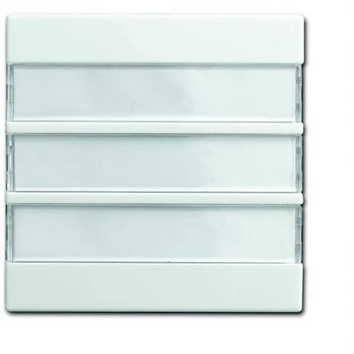 Busch-Jaeger Abdeckung Kontrollschalter, Kontrolltaster Busch-balance SI Reinweiß (RAL 9010), Weiß 2CKA001582A0400 1 St.