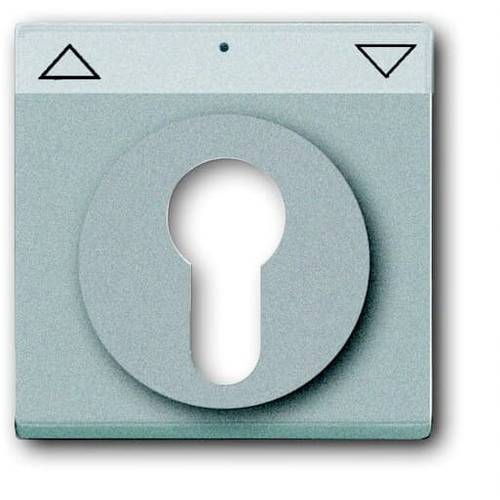 Busch-Jaeger Abdeckung Schlüsselschalter, Schlüsseltaster Future Linear Weißaluminium (RAL 9006), Aluminium 2CKA001710A3...