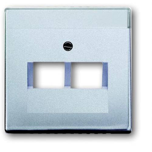Busch-Jaeger Abdeckung UAE-/IAE-/ISDN-Steckdose Weißaluminium (RAL 9006), Aluminium 2CKA001710A3610 1 St.