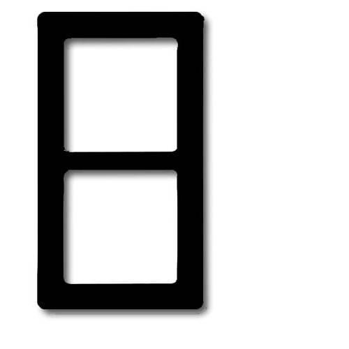 Busch-Jaeger 2fach Rahmen Rahmen Allwetter 44 (IP44) Anthrazit, Schwarz-Grau 2CKA001730A0233 1 St.