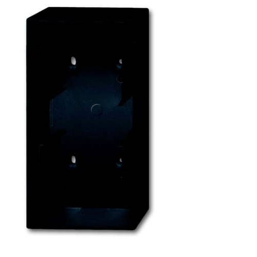 Busch-Jaeger 2fach Aufputzgehäuse Tiefschwarz (RAL 9005), Matt, Schwarz 2CKA001799A0924 1 St.