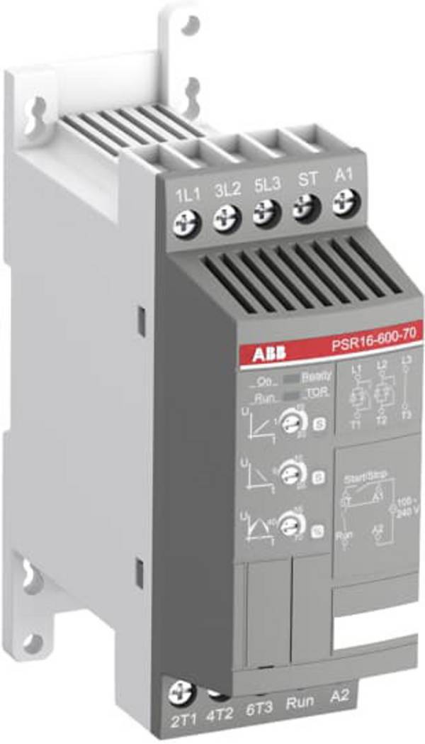 ABB PSR16-600-70 1SFA896107R7000 Sanftstarter Motorleistung bei 230 V 4 kW 100 V Nennstrom 16 A