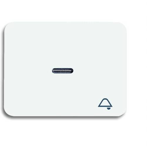 Busch-Jaeger Abdeckung Symbolwippe Klingel Alpha exclusiv, Alpha Nea Verkehrsweiß, Weiß 2CKA001751A2235 1 St.