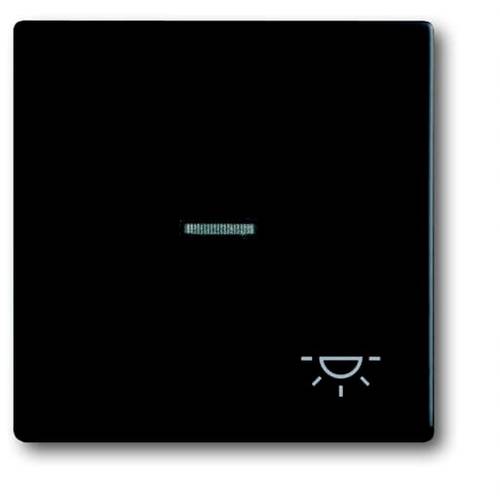 Busch-Jaeger Abdeckung Symbolwippe Licht Busch-axcent, Future Linear Tiefschwarz (RAL 9005), Schwarz 2CKA001751A3045 1 S...