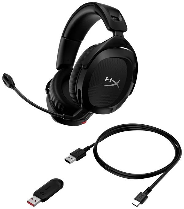 HyperX Cloud Stinger 2 Wireless  Over Ear Headset Funk Stereo Schwarz   Gaming