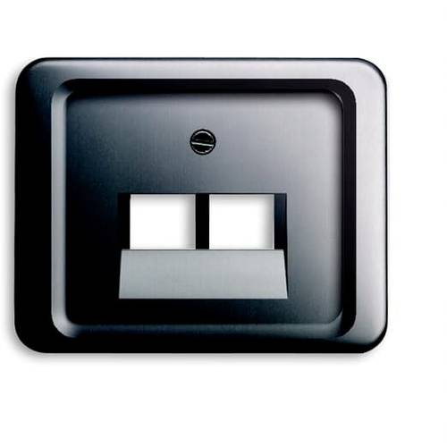 Busch-Jaeger Abdeckung UAE-/IAE-/ISDN-Steckdose Platin 2CKA001753A8485 1 St.