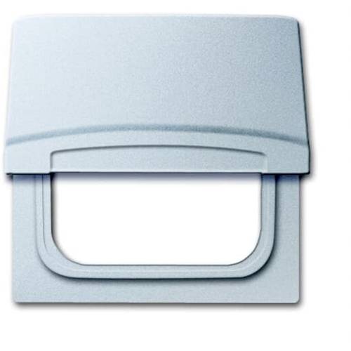 Busch-Jaeger Abdeckung Allwetter 44 (IP44) Weißaluminium (RAL 9006), Aluminium 2CKA001710A3785 1 St.