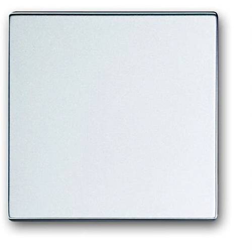 Busch-Jaeger Abdeckung Ausschalter, Wechselschalter, Kreuzschalter, Taster Weißaluminium (RAL 9006), Aluminium 2CKA00175...