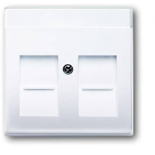 Busch-Jaeger Abdeckung Modular-Jack-Einsatz Verkehrsweiß, Weiß 2CKA001710A3176 1 St.