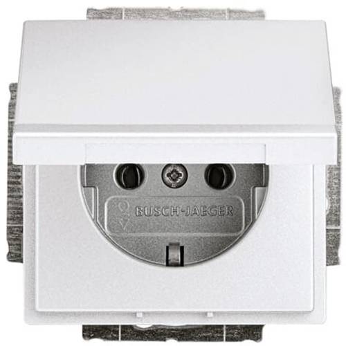 ABB 2CKA002018A1487 Geräteeinsatz IP20 Weißaluminium (RAL 9006), Aluminium