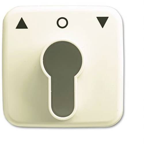 Busch-Jaeger Abdeckung Schlüsselschalter, Schlüsseltaster Duro 2000 SI Creme-Weiß, Perlweiß 2CKA001710A1332 1 St.