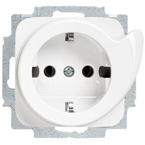 Busch-Jaeger Einsatz Schutzkontakt-Steckdose Reinweiß (RAL 9010), Weiß 2CKA002011A2605 1 St.