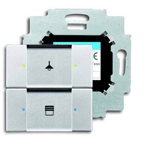 Busch-Jaeger 6126/01-83 2CKA006116A0172 Eingangsmodul Aluminium, Weißaluminium (RAL 9006) 1 St.