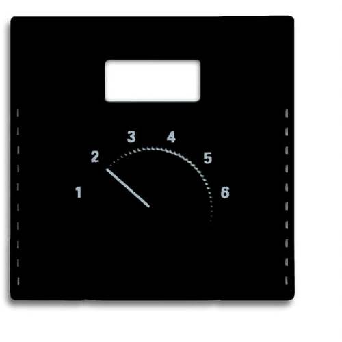 Busch-Jaeger Abdeckung Temperaturregler Future Linear Schwarz-Grau, Anthrazit 2CKA001710A3695 1 St.
