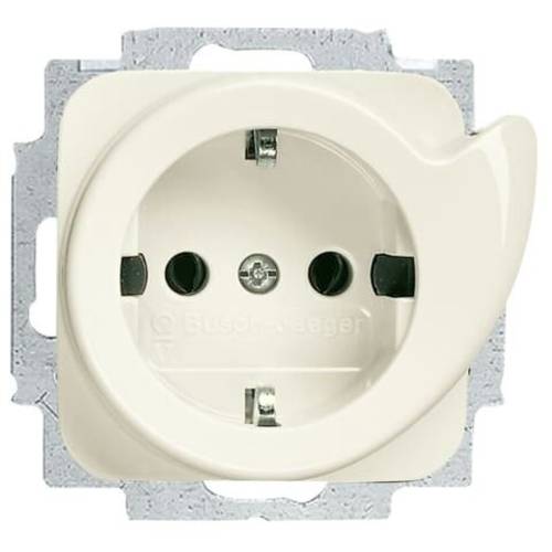 Busch-Jaeger Einsatz Schutzkontakt-Steckdose Perlweiß, Creme-Weiß 2CKA002011A2597 1 St.