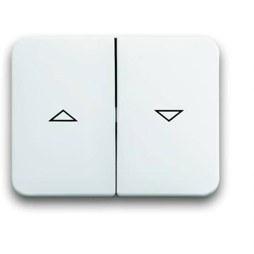 Busch-Jaeger Abdeckung Jalousie-Schalter Weiß, Verkehrsweiß 2CKA001751A2128 1 St.