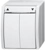 ABB 2CKA001085A1625 Schalter mit Schalter IP44 Reinweiß (RAL 9010), Weiß