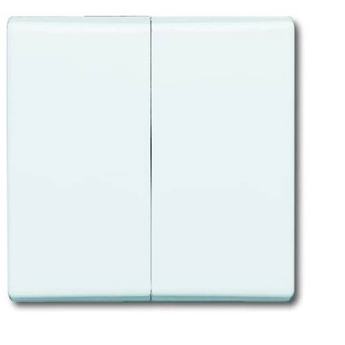 Busch-Jaeger Abdeckung Serientaster Allwetter 44 (IP44) Perlweiß, Creme-Weiß 2CKA001731A1783 1 St.