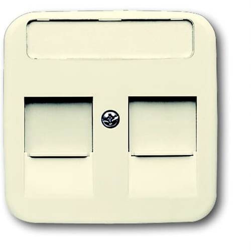 Busch-Jaeger Abdeckung Modular-Jack-Einsatz Creme-Weiß, Perlweiß 2CKA001753A8022 1 St.
