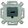 ABB 2CKA000230A0417 USB-Ladesteckdose mit USB-Ladeausgang IP20 Maus-Grau, Grau